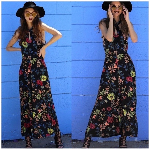 Sale VIBRANT FLORAL MAXI - Picture 16 of 16
